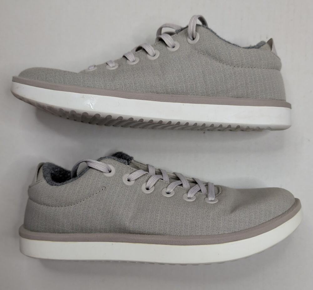 Allbirds Wool Piper Woven Casual Sneakers Pewter Grey / Blizzard Women's 11